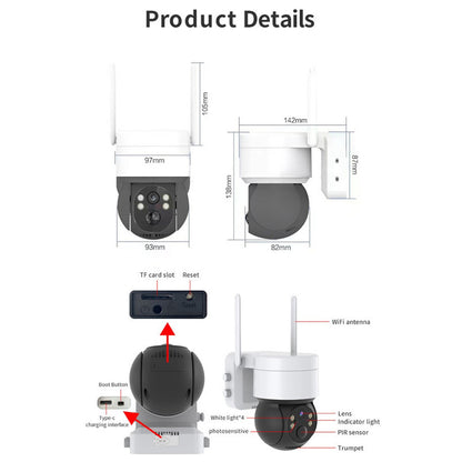 Caméra solaire HD basse consommation