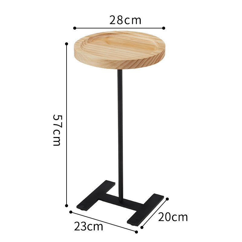 Mini Table à Angle étroit en bois massif, petite Table pour salon, chambre à coucher, canapé