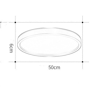 Luz de techo Led Simple moderna, luz de estudio nórdica, luz de dormitorio principal para habitación