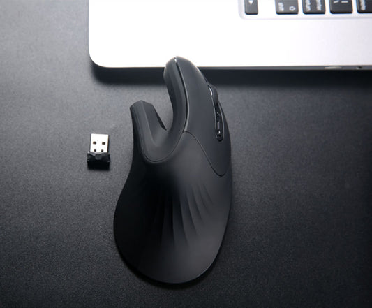 Souris verticale sans fil 6 boutons avec DPI réglable