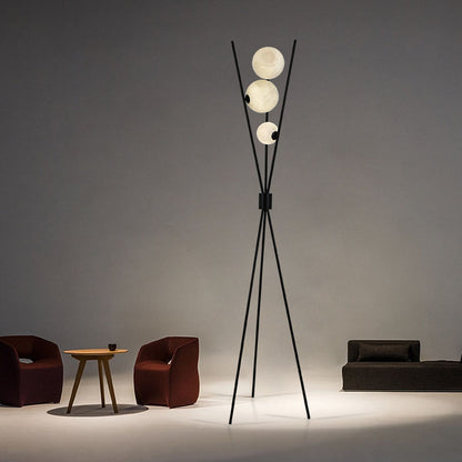 Moon Three-body Floor Lamp - Modern Minimalist Design Style