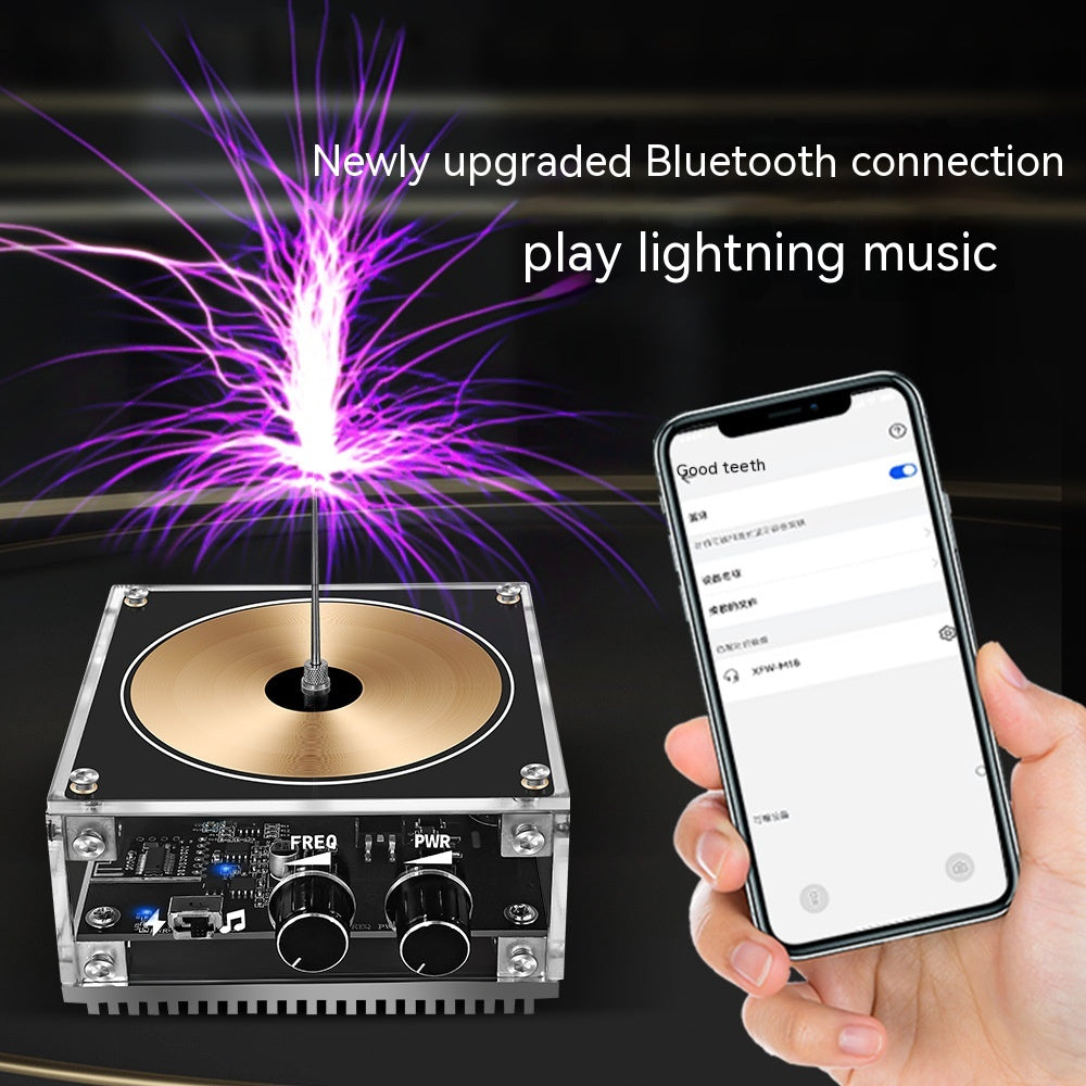 Musique Tesla Coil Touchant la main Lightning Bluetooth dans la paume