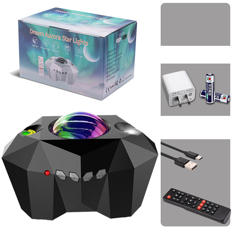 Usb Water Pattern Bluetooth Music Ocean Star Projector Lamp