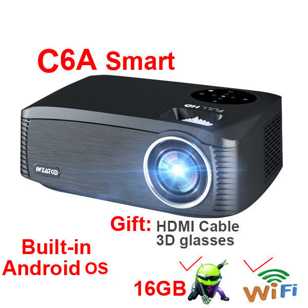 Nouveau Projecteur intelligent Android électronique en forme d'école HD 1080P 4K,