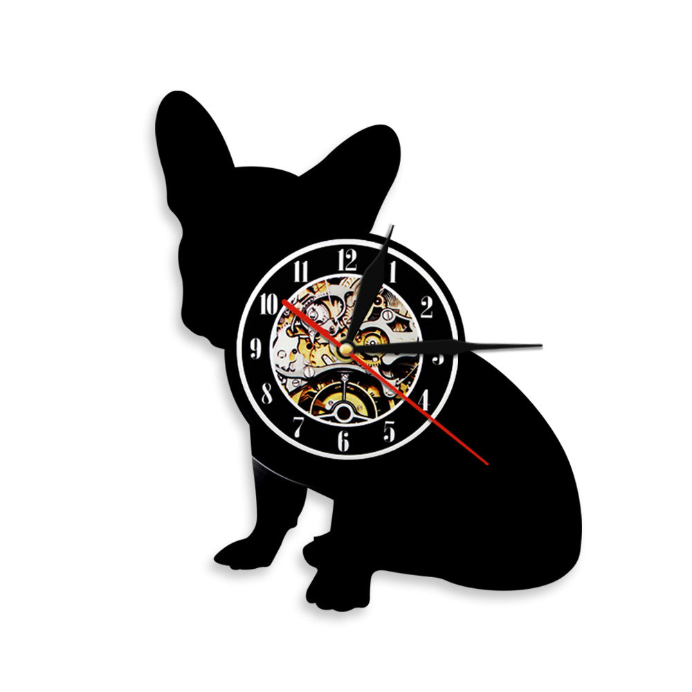 Cadeaux de race de chien d’horloge murale