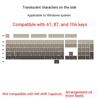 Teclado Bluetooth mecánico competitivo con radio simple gradiente 64