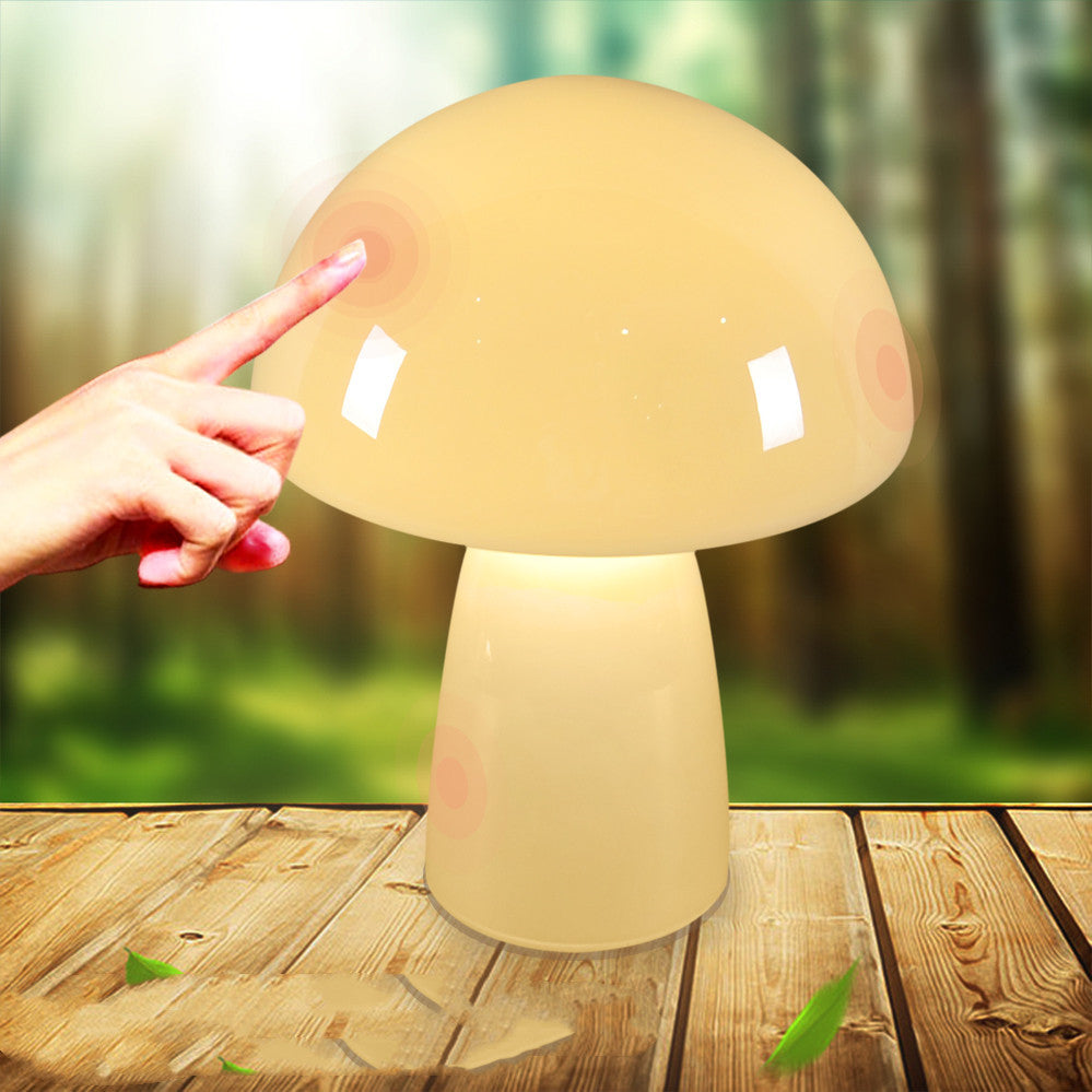 Lazy Induction Touch Children's Mushroom Lamp Bedroom Bedside Table Lamp