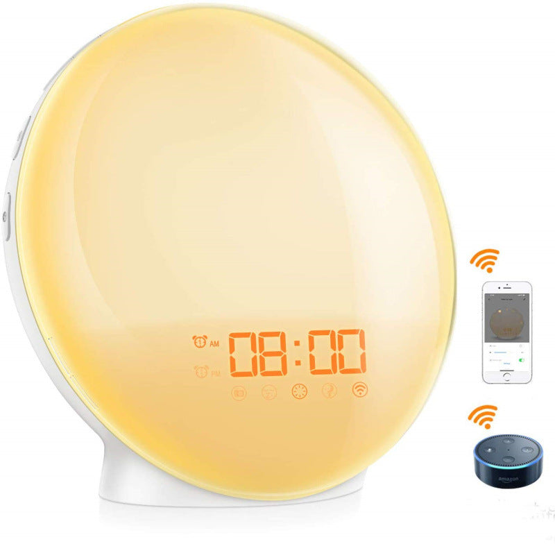 Simulation Nature Sounds Sleeping Light Alarm Clock