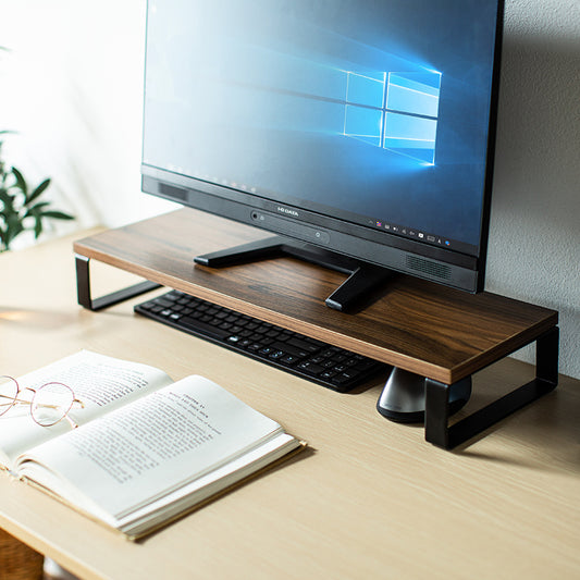 Table surélevée pour ordinateur, support pour moniteur, base de bureau