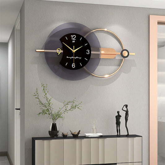 Decoración de la sala de estar del reloj de moda del hogar