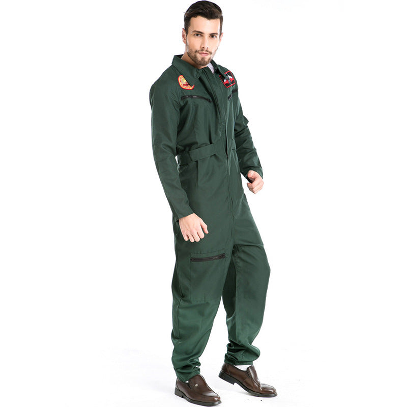 Vêtements de pilote d'avion d'Halloween vêtements de pompier du commerce extérieur 