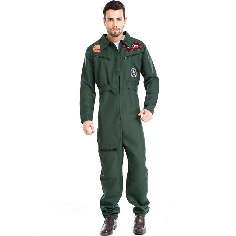 Vêtements de pilote d'avion d'Halloween vêtements de pompier du commerce extérieur 