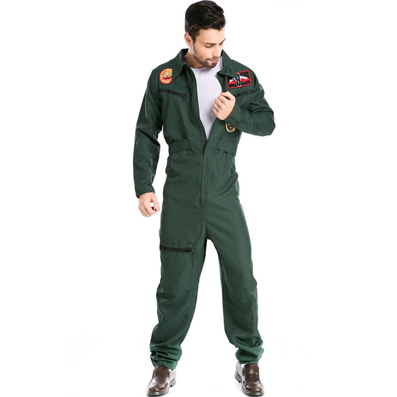 Vêtements de pilote d'avion d'Halloween vêtements de pompier du commerce extérieur 