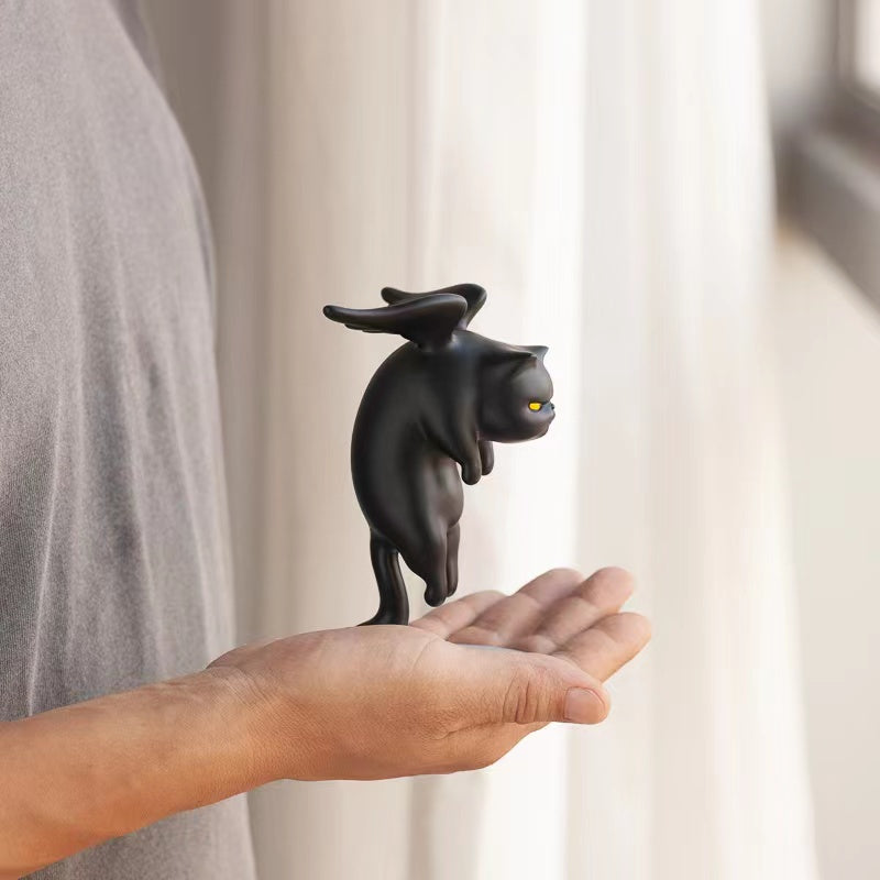 Maison moderne et originale, décoration de vacances pour hommes et femmes, maître chat