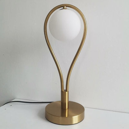 Lampe de chevet en fer forgé, petite lampe de nuit décorative et créative pour chambre à coucher