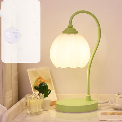 Lampe de table à fleurs, lampe de lecture, lumière d'ambiance pour chambre à coucher