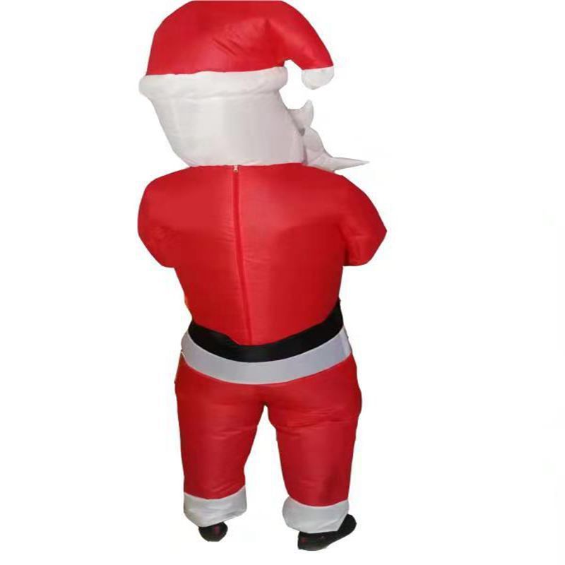 Santa Claus Hold People Inflatable Costumes Christmas Anime Cosplay Costume For Adult Holiday Party Inflated Garment