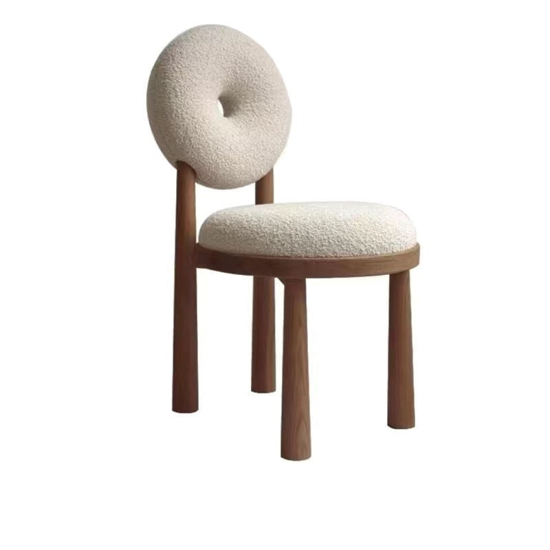 Silla de lana bereber, silla de comedor para el hogar, silla de diseñador nórdico, sillón, silla de escritorio, silla de maquillaje, silla cosmética