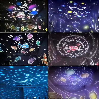 Sky Fall Projector Night Light for Kids