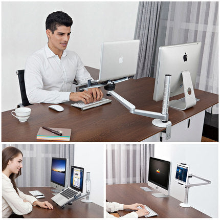 OA-1 Aluminum Alloy Height Adjustable Computer Stand