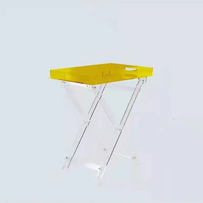 Transparent Acrylic Folding Small Table