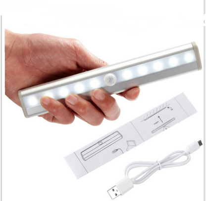 Luz LED con sensor de infrarrojos para el cuerpo, luz LED para armario