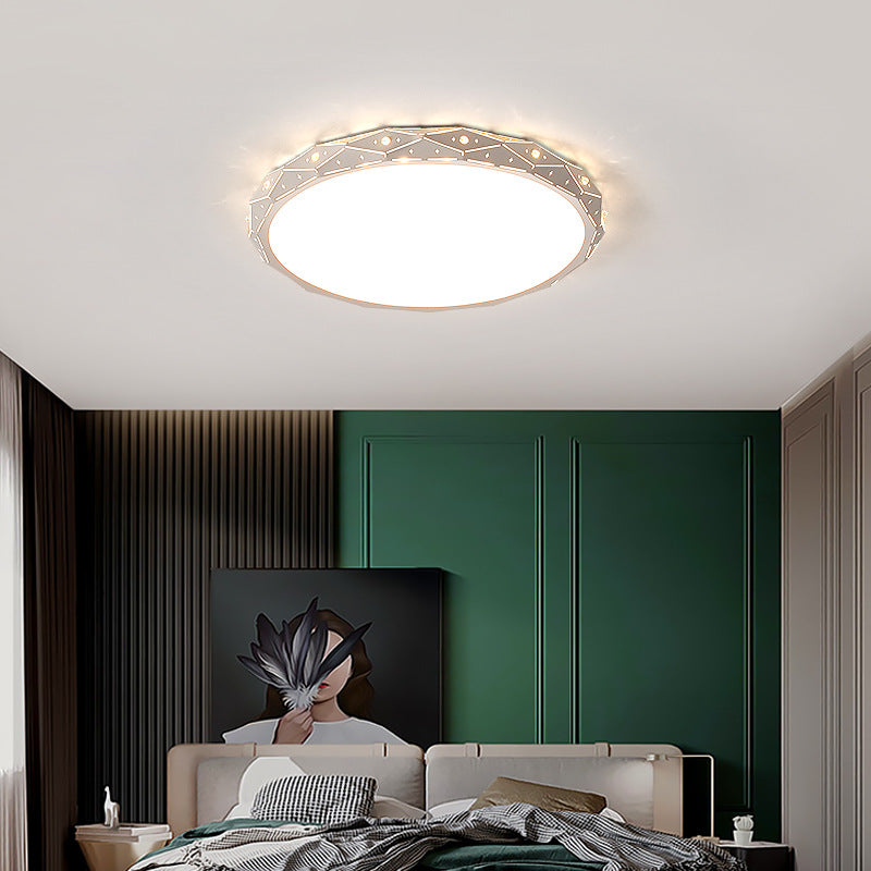 Lampes de plafond rondes à LED pour chambre de luxe légère