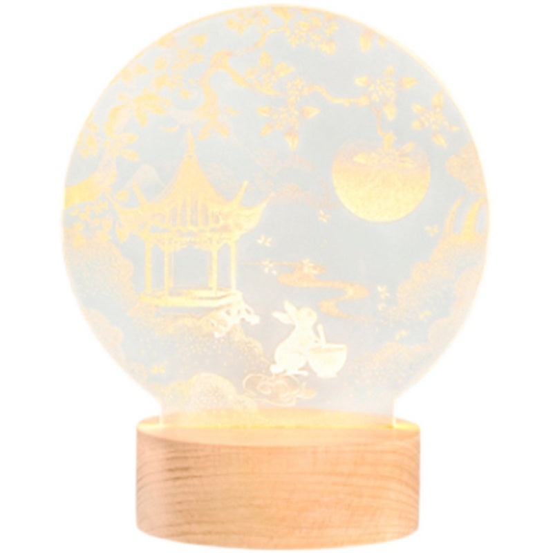 Jade Rabbit Night Light Sleep Healing Birthday Gift