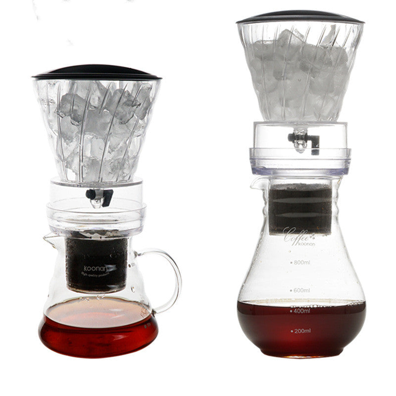 Household cold brew ice drip pot