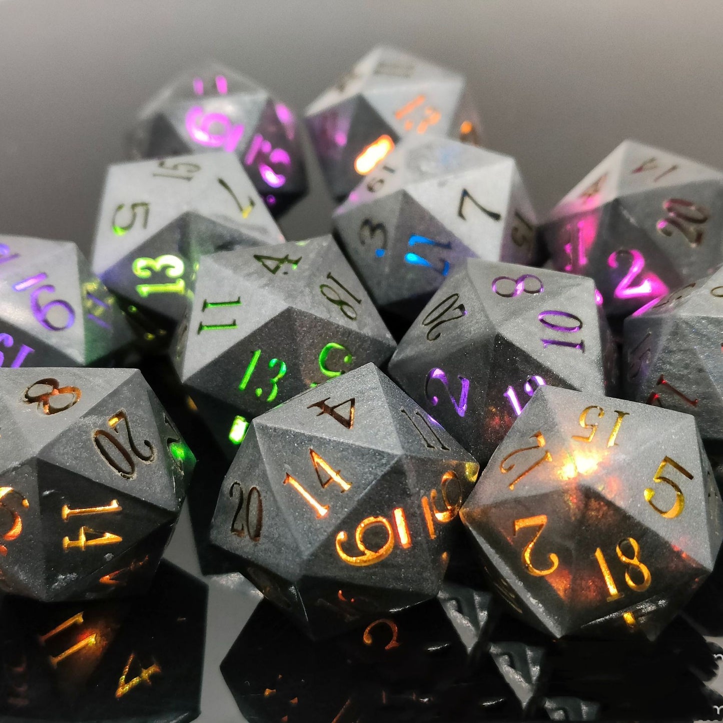 Colorful Multi-sided Electronic Toy Luminous Dice