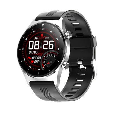 Compatible avec Apple, montre Bluetooth avec bracelet en silicone étanche