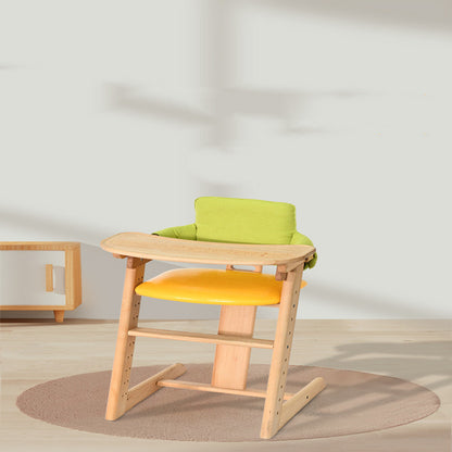 Chaise de salle à manger pour bébé en bois massif hêtre réglable