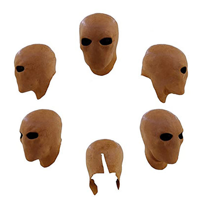 Masque de pierre d'horreur d'halloween, Station indépendante, masque en Latex, sans visage, crâne du diable, Grimace, offre spéciale