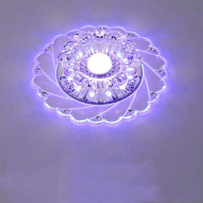 Lampe de couloir LED en cristal