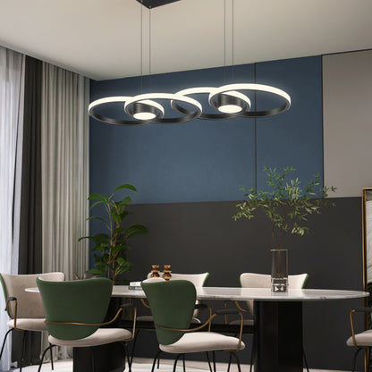 LED circulaire moderne simple de ménage pour les lumières pendantes de restaurant