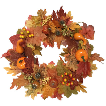 Harvest Wreath Halloween Simulation Berries