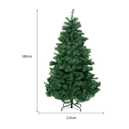 Arbre de Noël en PVC, neige artificielle, décoration de fenêtre de centre commercial, arbre de cèdre, fournitures de décoration de noël