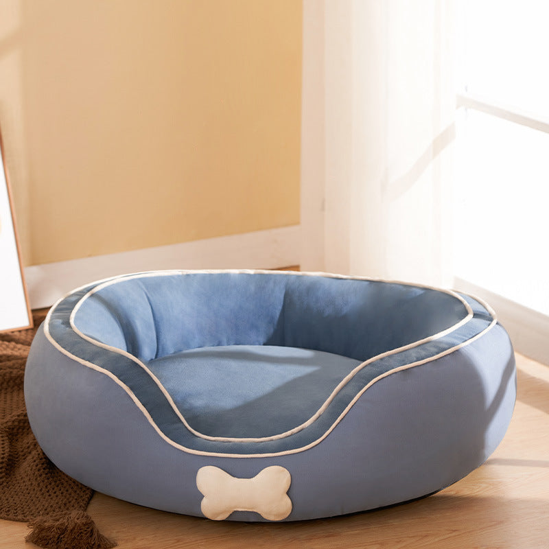 Lit pour animaux de compagnie, canapé doux, chaud d'hiver, tapis de lit pour chien, banc, niche de sommeil pour chat, chiot, maison pour animaux de compagnie, petit et moyen chat, fournitures pour animaux de compagnie