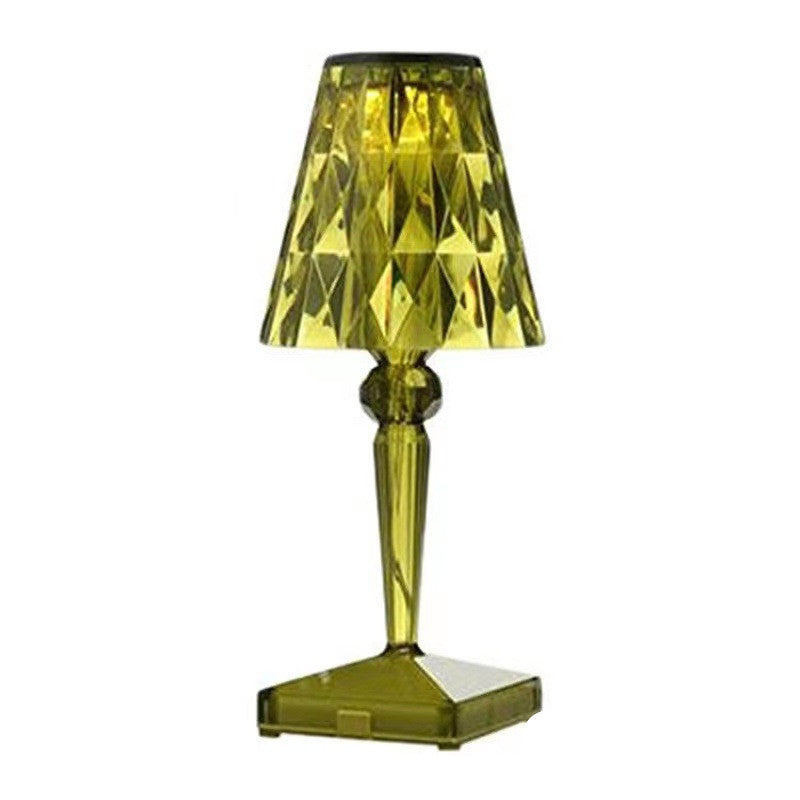 Diamond Crystal Rechargeable Decorative Table Lamp