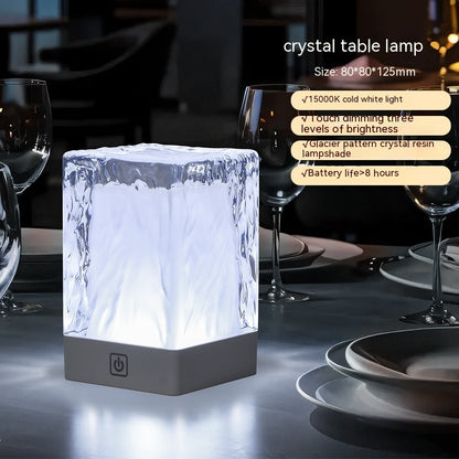 Lampe en cristal atmosphère Simple bureau veilleuse tactile décor à la maison