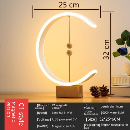 Smart Remote Control Creative Table Lamp Magnetic Suspension