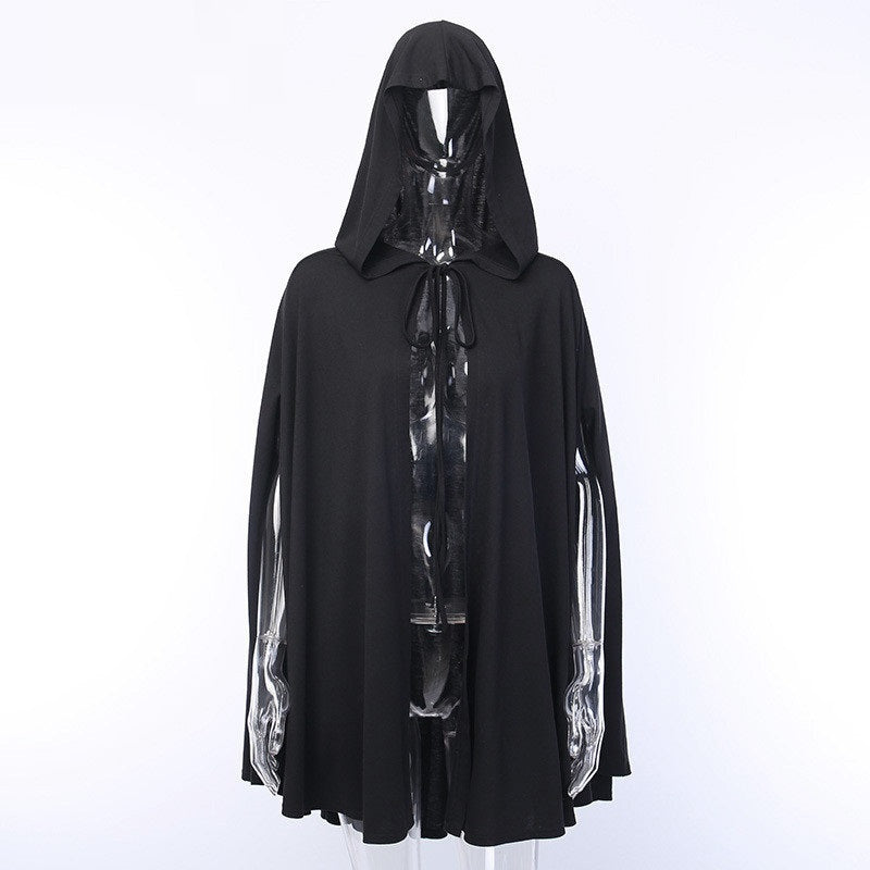 Halloween Cloak Pumpkin Lamp Cloak Intervention Shawl Velvet Trench Coat