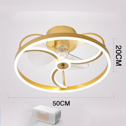 Ceiling Fan Lamp Nordic Creative Modern Invisible Chandelier