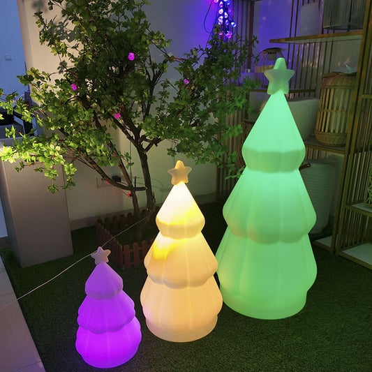 Arbre de Noël électroluminescent LED coloré décoratif étanche