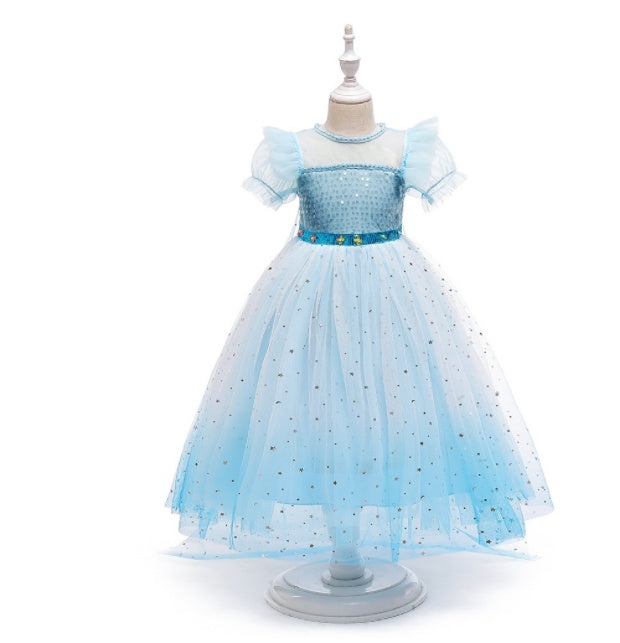 vestido de elsa de halloween