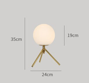 Intrinsic Color Of Copper Bedroom Bedside Creative Simple Table Lamp