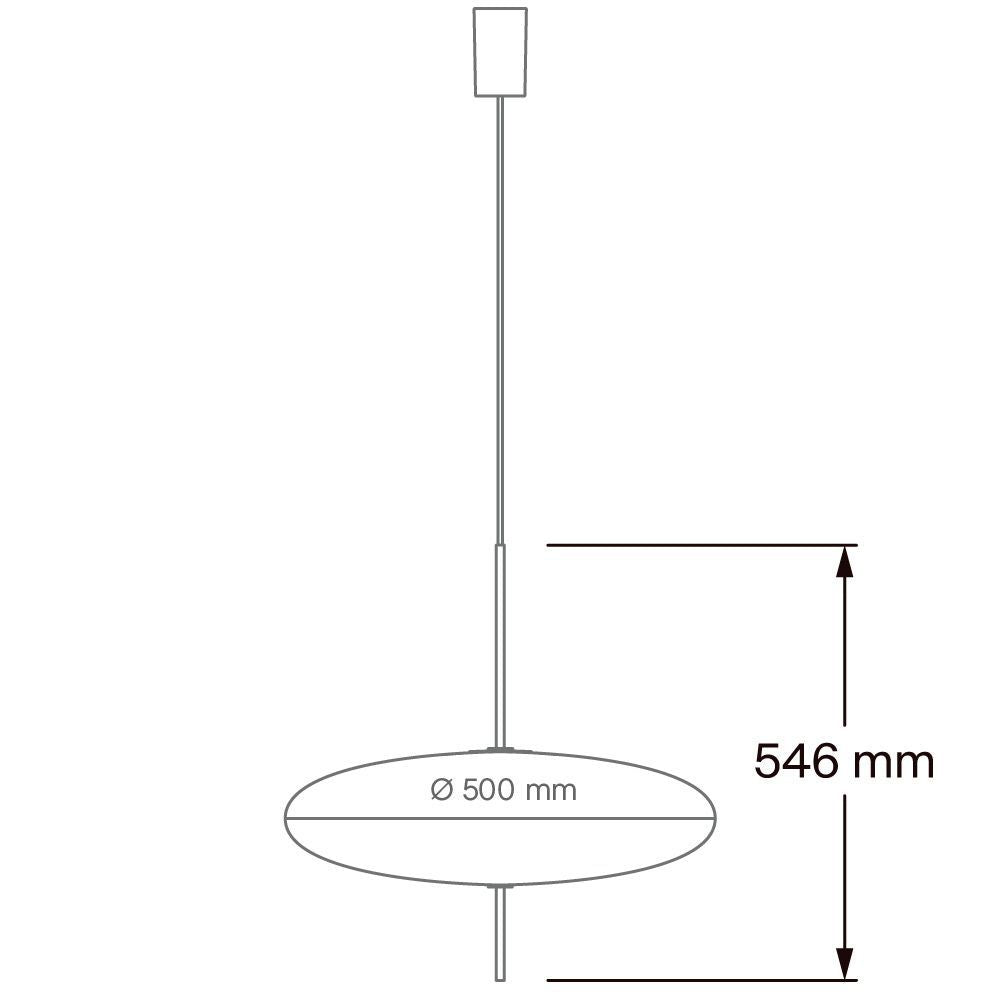 Lámpara UFO Sala de exposiciones minimalista moderna