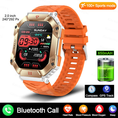 New Military Smart Watch For Android GPS Ftiness Women