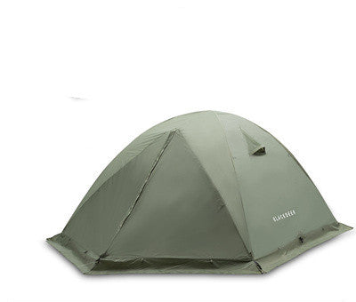 Outdoor Double-layer Storm-proof Field Camping Tent