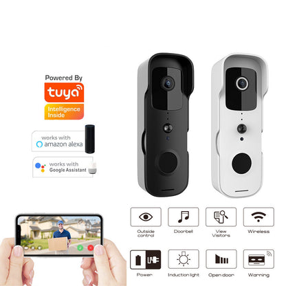 Video Doorbell Intercom Mobile Phone Monitoring Wifi Doorbell